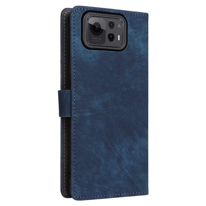 For Asus Zenfone 12 Ultra 5G Case Wallet RFID Blocking PU Leather Cover Viewing Stand - Blue - 7