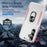 For Samsung Galaxy A55 5G  /  A35 5G Case Military Grade Ring Kickstand PC + TPU Phone Cover - White  /  Pink - 7