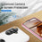 For Samsung Galaxy A36 5G Case Military Grade Ring Kickstand PC+TPU Phone Cover - White+Pink - 6