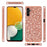 For Samsung Galaxy A26 5G Case TPU + PC Sparkling Glitter Phone Back Cover - Rose Gold - 6