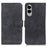 KHAZNEH For Samsung Galaxy S25 Edge Case PU Leather Retro Texture Phone Cover - Black - 1