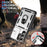 For Samsung Galaxy S25 Ultra Case TPU+PC Slide Camshield Kickstand Phone Cover - White - 2