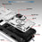 For Samsung Galaxy S25 Ultra Case TPU+PC Slide Camshield Kickstand Phone Cover - White - 3