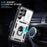 For Samsung Galaxy S25 Ultra Case TPU+PC Slide Camshield Kickstand Phone Cover - White - 7