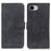 KHAZNEH For iPhone 17e / 16e Case PU Leather Retro Texture Phone Cover - Black - 1