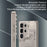 For Samsung Galaxy S24 Ultra Case Circuit Pattern AG Matte Skin Touch PC + TPU Phone Back Cover - Black - 3