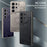 For Samsung Galaxy S24 Ultra Case Circuit Pattern AG Matte Skin Touch PC + TPU Phone Back Cover - Black - 7