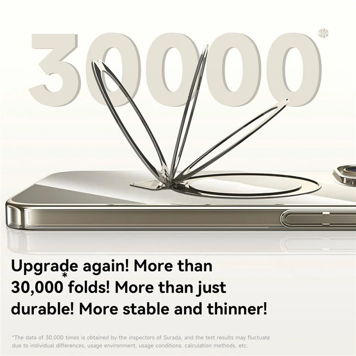 SULADA For iPhone 16 Pro Case Compatible with MagSafe Kickstand Clear PC Phone Cover - Titanium Grey - 4
