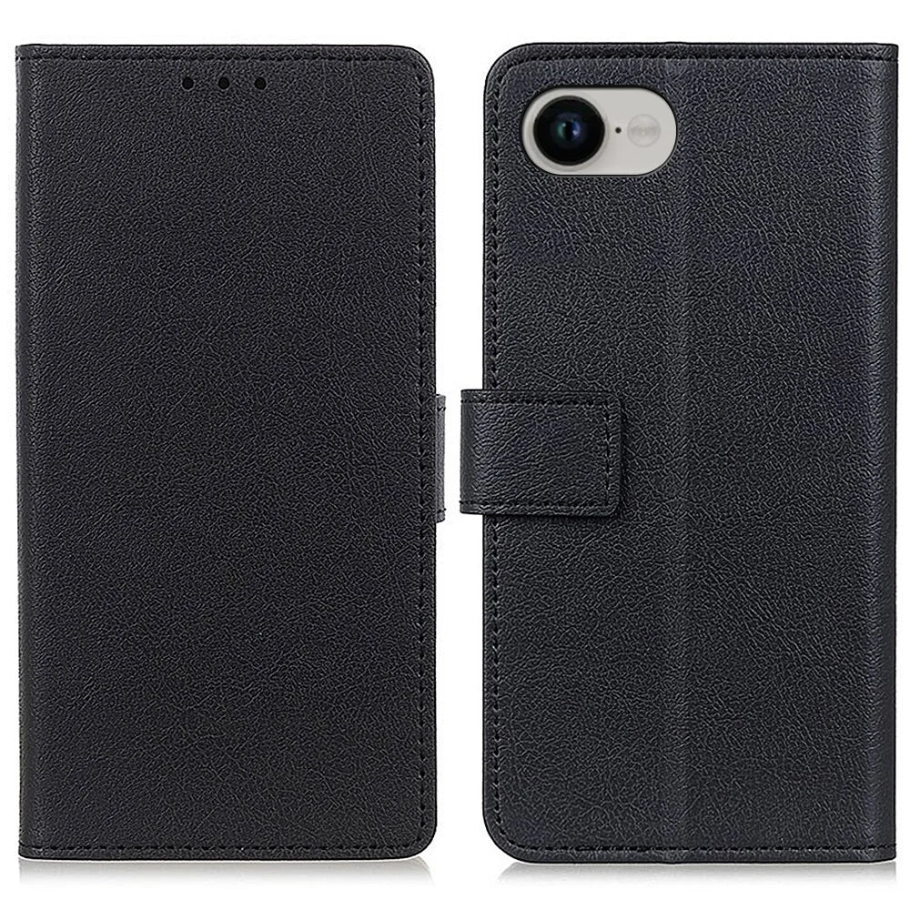 For iPhone 17e / 16e Case PU Leather Stand Wallet Phone Cover - 1