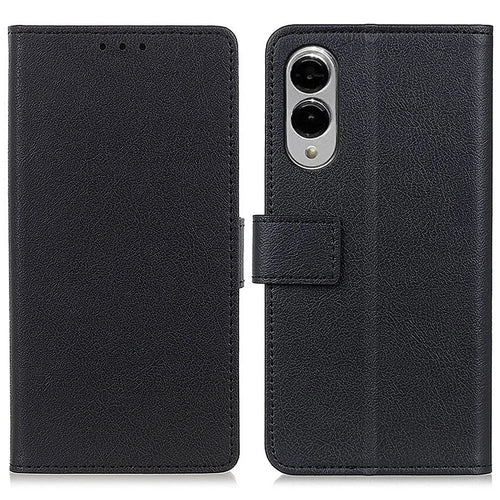 For Samsung Galaxy S25 Edge Case PU Leather Stand Wallet Phone Cover - 1