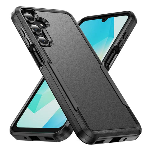 For Samsung Galaxy A18 5G / A18 4G / A17 5G / A26 5G Case PC+TPU Military Grade Drop Protective Phone Cover - Black - 1