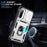 For Samsung Galaxy A36 5G Case TPU+PC Slide Camshield Kickstand Phone Cover - White - 7