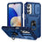 For Samsung Galaxy A26 5G Case TPU+PC Slide Camshield Kickstand Phone Cover - Blue - 1