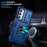 For Samsung Galaxy A26 5G Case TPU+PC Slide Camshield Kickstand Phone Cover - Blue - 7