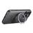 SUTENI G3 For iPhone 16 Pro Max Magnetic Case Rotating Kickstand Carbon Fiber Texture Leather Phone Back Cover - 2