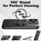SUTENI G3 For iPhone 16 Pro Max Magnetic Case Rotating Kickstand Carbon Fiber Texture Leather Phone Back Cover - 7