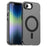 For iPhone 17e / 16e Case Compatible with MagSafe Anti Drop Hybrid Phone Back Cover - Black - 1