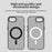 For iPhone 17e / 16e Case Compatible with MagSafe Anti Drop Hybrid Phone Back Cover - Black - 5
