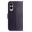 For Samsung Galaxy S25 Edge Case PU Leather Owl Tree Imprinted Wallet Phone Cover - Dark Blue - 6