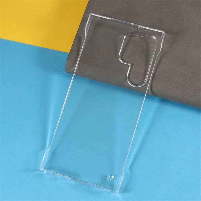 For Samsung Galaxy S25 Ultra Case Transparent PC Borderless Phone Cover - 4