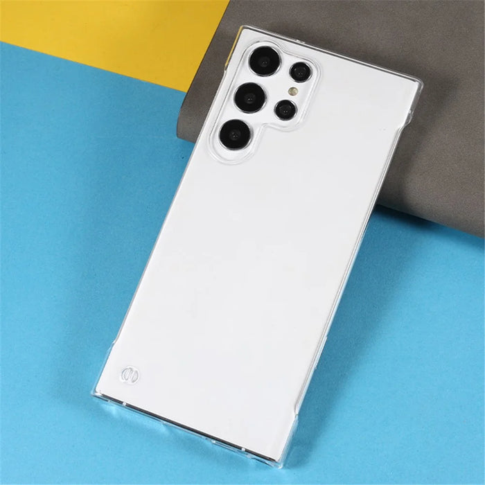 For Samsung Galaxy S25 Ultra Case Transparent PC Borderless Phone Cover - 5