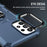 For Samsung Galaxy A16 5G  /  4G Phone Case Ring Kickstand PC + TPU Shockproof Cover - Blue - 6