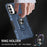For Samsung Galaxy A16 5G  /  4G Phone Case Ring Kickstand PC + TPU Shockproof Cover - Blue - 7