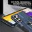 For Samsung Galaxy S23 Phone Case Ring Kickstand PC + TPU Shockproof Cover - Blue - 4