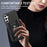 For Samsung Galaxy S25 / S24 Phone Case Ring Kickstand PC + TPU Shockproof Cover - Black - 3