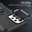 For Samsung Galaxy S25 / S24 Phone Case Ring Kickstand PC + TPU Shockproof Cover - Black - 6