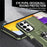 For Samsung Galaxy S23 Ultra Phone Case Ring Kickstand PC + TPU Shockproof Cover - Green - 4