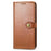 For Samsung Galaxy A56 5G Case Leather Phone Case Wallet Stand Cover with Wrist Strap - Brown - 6