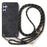 For Samsung Galaxy A56 5G Case Retro Texture Leather Coated PC + TPU Phone Cover with Hanging Rope - Black - 2