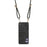 For Samsung Galaxy A56 5G Case Retro Texture Leather Coated PC + TPU Phone Cover with Hanging Rope - Black - 3