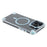 For iPhone 15 Pro Magnetic Clear Case Shockproof Hybrid Phone Shell with Camera Lens Frame Kickstand - Baby Blue - 5