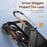 For Samsung Galaxy S25 Edge Case Anti-Drop Alloy Lens Frame PC + TPU Phone Cover - Black - 5