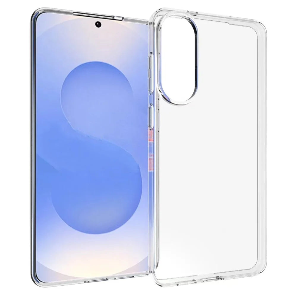 For Samsung Galaxy S25 Edge Case Anti-Fingerprint Crystal Clear TPU Phone Cover - 1