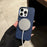 For iPhone 16 Pro Case Compatible with MagSafe Metal Lens Frame Anti Drop TPU Phone Cover - Coffee - 4