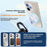 For Realme Neo7 5G Magnetic Case Kickstand TPU PC Heat Dissipation Phone Cover - Blue - 4
