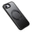 For iPhone 17e / 16e Case Rotating Kickstand PC + TPU Skin-Feel Phone Cover - Black - 2