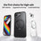 For iPhone 17e / 16e Case Rotating Kickstand PC + TPU Skin-Feel Phone Cover - Black - 5