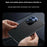 For Samsung Galaxy S25 Ultra Phone Case PU Leather + PC + TPU Protective Cover - Black - 2