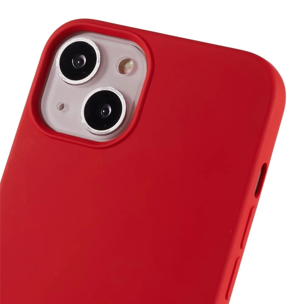 For iPhone 13 mini 5.4 inch Cell Phone Case 2.0mm Thickness Anti-drop Protection Flexible TPU Back Cover - Red - 7