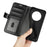 For Realme 14 Pro 5G Wallet Case Crazy Horse Texture Stand Leather Phone Cover - Black - 5