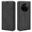 For Realme 14 Pro 5G Case Skin Touch Leather Wallet Phone Cover - Black - 1