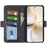 For Realme 14 Pro+ 5G Stand Case Calf Texture Leather Wallet Phone Cover - Black - 2