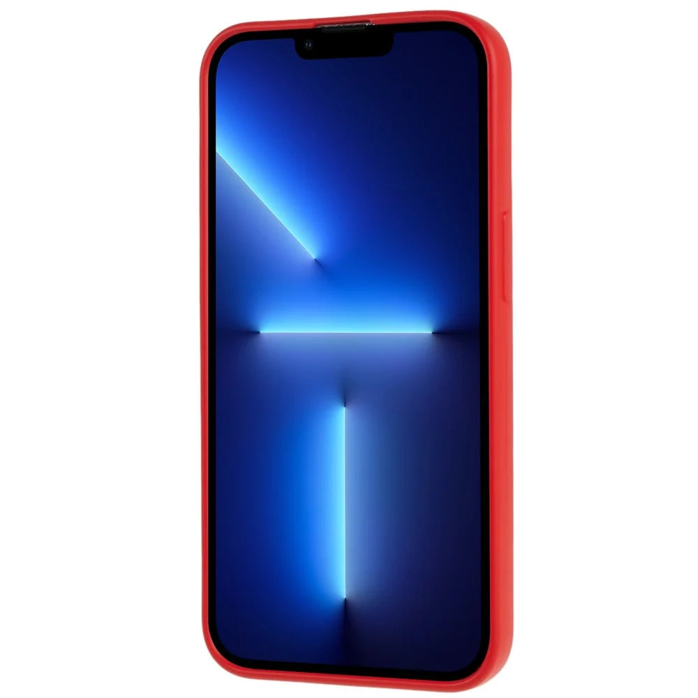 For iPhone 13 Pro 6.1 inch Flexible TPU 2.0mm Phone Cover Scratch-resistant Protective Case - Red - 5