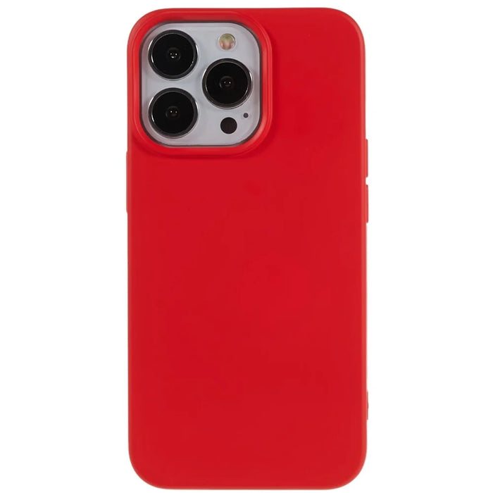 For iPhone 12 / 12 Pro Case Anti-scratch 2.0mm TPU Phone Back Cover - Red - 2