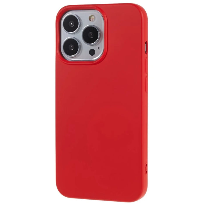 For iPhone 12 / 12 Pro Case Anti-scratch 2.0mm TPU Phone Back Cover - Red - 3