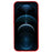 For iPhone 12 / 12 Pro Case Anti-scratch 2.0mm TPU Phone Back Cover - Red - 4